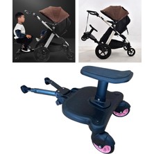 Homyl Pram Pedal Adaptörü, Çoğu Pembe Tekerlek Için 55 Lbs Ikiz Scooter'a Kadar Çocukları Tutar (Yurt Dışından)