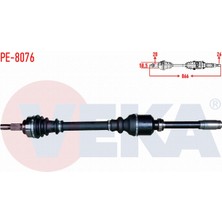 Otoco Peugeot 407 (6d) 2.0i A-T Uzunluk 866MM 2004-2011 Komple Aks Sağ Ön 3272.GF