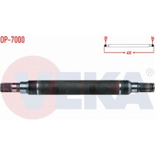 Otoco Opel Astra H 1.3 Cdtı Uzunluk 432 mm 2004-2010 Aks Ilave Mil Sağ 374668