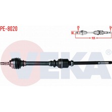 Otoco Peugeot Partner Tepee 1.6 Hdı Uzunluk 925MM 2008- Komple Aks Sağ Ön 3273.AE