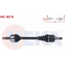 Otoco Mercedes Vıto (W447) 111 Cdı - 114 Cdı - 116 Cdı 2014- Komple Aks Sol Ön Uzunluk 699MM A4473304900