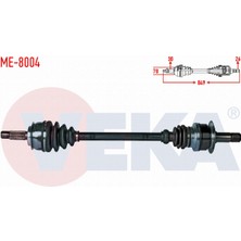 Otoco Mercedes Vıto (W639) 111 Cdı Uzunluk 849MM 2003-2014 Komple Aks Sol-Sağ Arka 6393501510