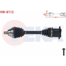 Otoco Volkswagen Passat (3g2) 2.0 Tdı A-T 2014- Komple Aks Sol Ön Uzunluk 483MM 3Q0407271AC