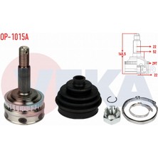 Otoco Opel Vectra A 1.6 Abslı 29 Dıs 22X22X52 Uzunluk 144,8 mm 1988-1995 Aks Kafası Sol-Sağ Ön Dış 374175