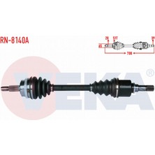 Otoco Renault Master Iı(Fd)2.5 Dcı Abslı 51 Dıs 28X39 Uzunluk 700MM 06-10 Komple Aks Sol Ön 82 00 776 533