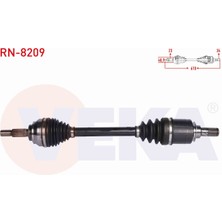 Otoco Renault Clıo Iv 1.5 Dcı A-T Uzunluk 610 mm 2012- Komple Aks Sol Ön 391018401R