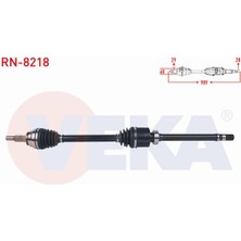 Otoco Renault Talısman 1.6 Dcı A-T 2015- Komple Aks Sağ Ön Uzunluk 989MM 391009398R