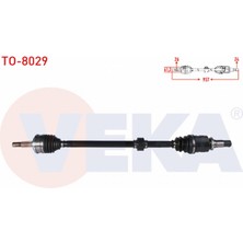 Otoco Toyota C-Hr (_X1_) 1.8 Hybrid Uzunluk 957 mm 2016- Komple Aks Sağ Ön 43410-F4050