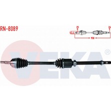 Otoco Dacıa Duster 1.5 Dcı Uzunluk 950MM 2010- Komple Aks Sağ Ön 391003147R
