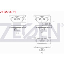 Otoco Golf Iv 1.4i 16V 1997-2005 Ön Fren Balatası Fişli 8Z0698151A