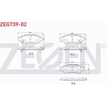 Otoco Kıa Sportage (K00) 2.0i 1994-2004 Ön Fren Balatası Ikazlı 0K0453323Z