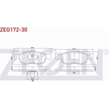 Otoco Fıat Doblo (119,223) 1.9 Jtd 17.80MM 2001-2010 Ön Fren Balatası CNL190035