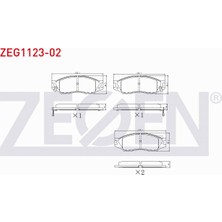 Otoco Nıssan Almera Iı (N16) 1.5 Dcı 2000-2007 Ön Fren Balatası Ikazlı MN102192