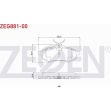 Otoco Cıtroen C3 (Fc) 1.4 Vtı 2002-2009 Ön Fren Balatası 4253.45