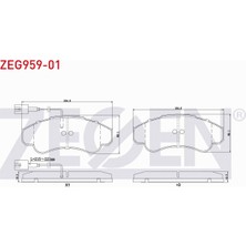 Otoco Fıat Ducato (244) 2.3 Jtd 2002-2006 Ön Fren Balatası Fişli IKB-2-1518-0