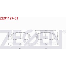 Otoco Mıtsubıshı L 200 (K7T,K6T) 2.5 Td 4WD 1996-2007 Ön Fren Balatası MN102622