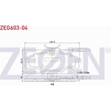 Otoco Peugeot 406 (8b) 2.0 Hdı 14 Jant 1995-2004 Ön Fren Balatası Fişli 4251 31