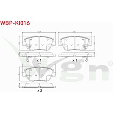 Otoco Kıa Rıo Iıı 1.25 Cvvt 2011-2014 Ön Fren Balatası Ikazlı 581012TA50