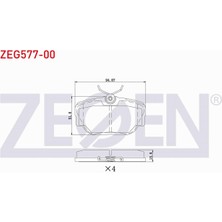 Otoco Land Rover Dıscovery (Lj,lt) 2.5 Tdı 94-04/dıscovery (Lj,lt) 4.0 V8 94-04 Arka Fren Balatası STC3684
