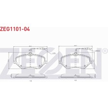 Otoco Peugeot 407 (6d) 2.0 Hdı 2004-2011 Ön Fren Balatası Fişli 4254.11