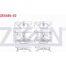 Otoco Opel Astra G 1.2 16V 1998-2005 Ön Fren Balatası Ikazlı SLV58181249