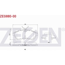 Otoco Cıtroen C3 (Fc) 1.6 Hdı 2002-2009 Ön Fren Balatası IKB-2-1496-0