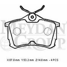 Otoco Honda Accord- 99/00 Arka Fren Balatası (Disk) (87X53,2X14) (Daıwa) 43022-S1A-E02