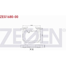 Otoco Mını Cooper (F55) 1.5 2013- Ön Fren Balatası Ikazlı 34 10 6 884 224