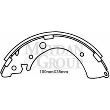 Otoco Honda Crx- 90/94 Arka Fren Pabucu (100X35) (Daıwa) 43153-SA5-003