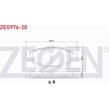 Otoco Renault Megane Iı (Bm0/1,cm0/1) 1.5 Dcı 2002-2008 Ön Fren Balatası 7701207184