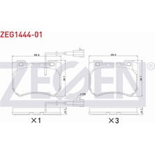 Otoco Alfa Romeo 159 1.8 Mpı - 1.8 Tbı - 1.9 Jtdm - 1.9 Jtb - 2.0 Jtdm 06-11 Fren Balata Fişli Ön 77365202