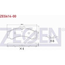 Otoco Mercedes Sprınter 4t (904) 412 D 4q 1995-2006 Ön-Arka Fren Balata 2D0698151A