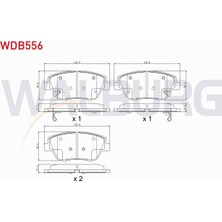 Otoco Kıa Rıo Iıı 1.25 Cvvt 2011-2014 Ön Fren Balatası Ikazlı 581012TA50