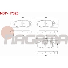 Otoco Hyundaı Elantra I-Iı 1.5 1990-2000 Ön Fren Balatası Ikazlı 481 300 81 52
