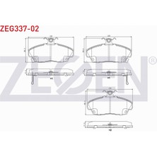 Otoco Honda Euro Cıvıc 1.4i 1991-2005/1.5İ 1991-2005 /1.6i 1991-2005 Ön Fren Balatası Ikazlı 45022-ST3-E00