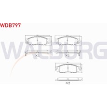 Otoco Nıssan Almera Iı (N16) 1.5 Dcı 2000-2007 Ön Fren Balatası Ikazlı MN102192