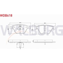 Otoco Bmw 5 Serısı (F10) 528 I 2010-/(F10) 530 I 2010-/(F10) 535 I 2010-ÖN Fren Balatası 34116775314