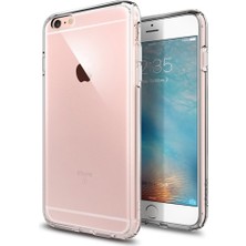 Batı Iphone 6 Plus Tıpalı Kamera Korumalı Şeffaf Silikon Kılıf