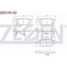 Otoco Honda Cıvıc V 1.3 1992-1995 Ön Fren Balatası Ikazlı 45022-SD2-507