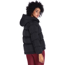 Sportive Favola Puffer Over Kadın Siyah Günlük Stil Mont 22KKTL21B02-SYH