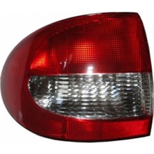 Otoco Renault Megane- 99/02 Dış Stop Lambası Sol (Kırmızı/beyaz) Sedan (Duysuz) (Pleksan) 7700428058