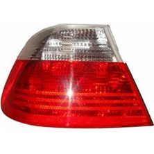 Otoco Bmw 3 Serı- E46- Coupe- 98/03 Dış Stop Lambası Sol Beyaz/kırmızı Duysuz (Tyc) 63218383825