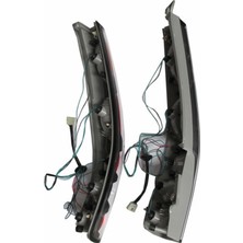 Otoco Honda Crv- 02/04 Modifiye Stop Lambası Sağ/sol Set 2 Parça Sarı/kırmızı/beyaz Siyah Çerçeveli -