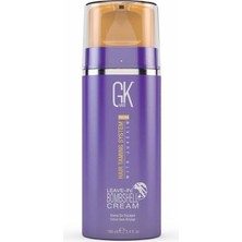 Gk Hairglobal Kerati  Leave-In Bombshell Silver Sarı ve Beyaz Saçlar Için Durulanmayan  Krem 100ML