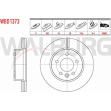 Otoco Vw Crafter 2.0 Tdı 2018- Fren Diski Ön Havalı 5 Bjn 303X28X76X70,40 2N0615301A|2N0 615 301 A