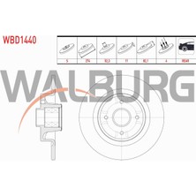 Otoco Renault Grand Fren Diski Arka Düz 4 Bjn Porya Rulman.many.abs OKUYUCU.274X11X52,3X82,1 8660001810