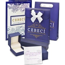 Cebeci 14 Ayar Taşlı Rose Altın Bilezik