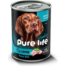 Pure Life Plus Kuzu Etli Köpek Konserve 415GR*12 Adet