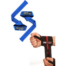 Dex Supports Ağırlık Kayışı ( Lifting Straps ) + Fitness Bilekliği ( Wrist Wraps Elite )