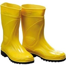 Gezer Sarı Çizme Inşaat Çizmesi Iş Çizmesi Kısa 45 Numara
